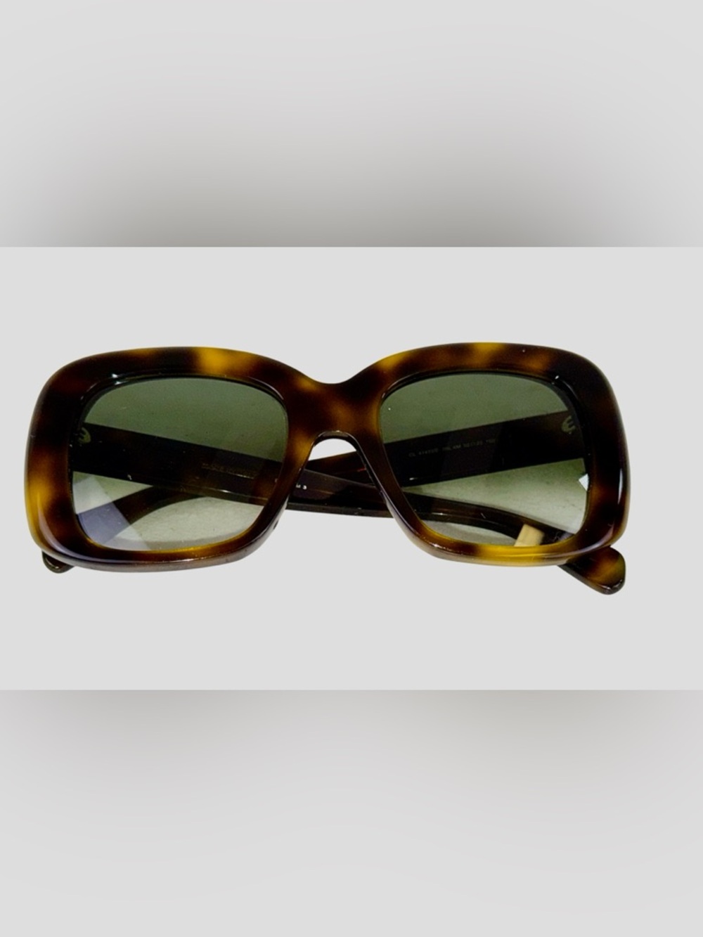 CELINE STELLA OVERSIZED TORTOISESHELL SUNGLASSES - Picture 9 of 10